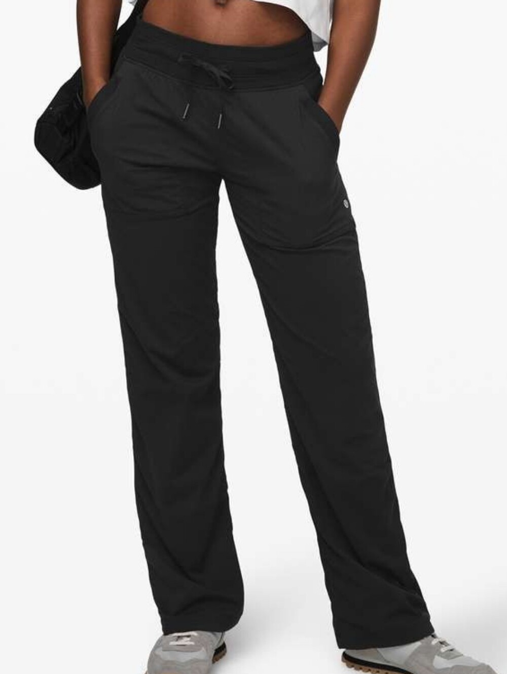 Lululemon Dance Studio Pants III *Lined Black Sz 10 Comfortable Warm Workout